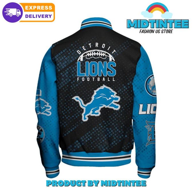 Detroit Lions 2024 Nfl Pattern Baseball Jacket - Image 3
