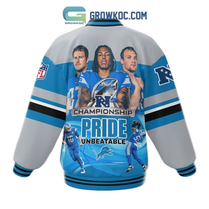 Detroit Lions Varsity Jacket - Die Hard Fan Gear For Unbeatable Team Pride - Image 3