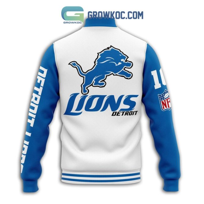 Custom Detroit Lions Varsity Jacket - Personalize With Your Name & Number! - Image 3