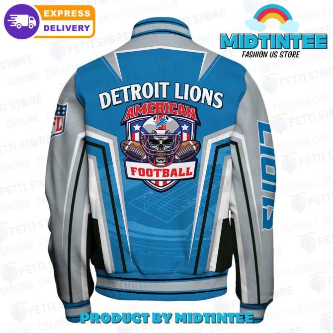 Detroit Lions Varsity Jacket - American Football Fan Gear With Express Delivery - Image 2