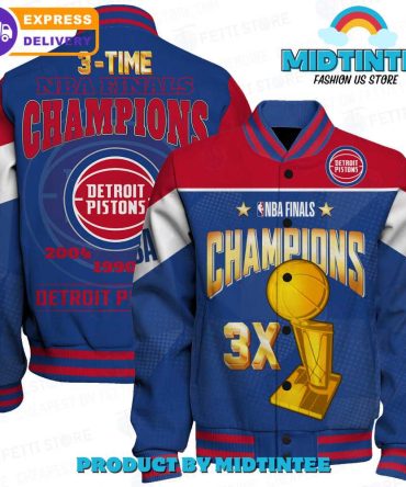 Detroit Pistons 3X Nba Finals Champions Jacket – Limited Edition Fan Gear