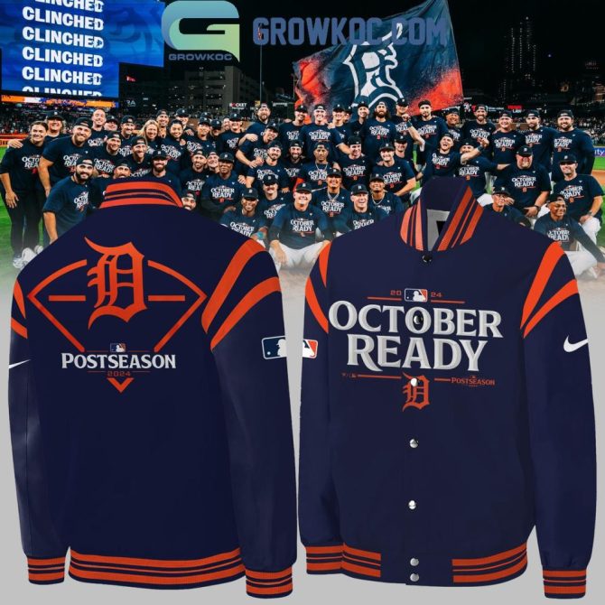 Detroit Baseball Postseason Jacket 2024 - October Ready Limited Edition