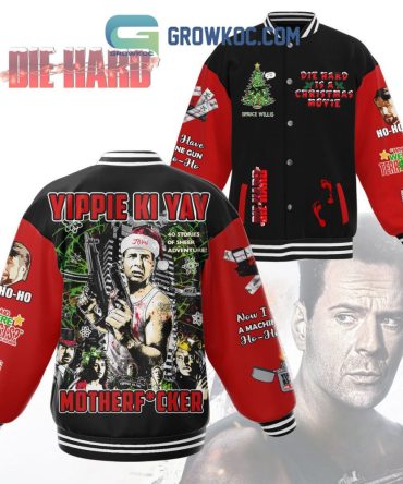 Die Hard Christmas Movie Jacket - Limited Edition Yippee Ki Yay Design
