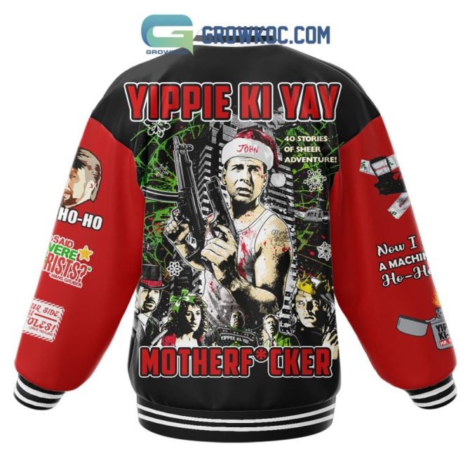 Die Hard Christmas Movie Jacket - Limited Edition Yippee Ki Yay Design - Image 3
