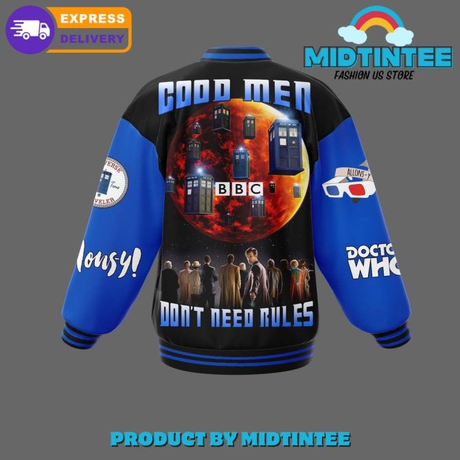 Doctor Who Varsity Jacket - Iconic Tardis Design , Fast Shipping , Perfect Gift For Fans! - Image 3