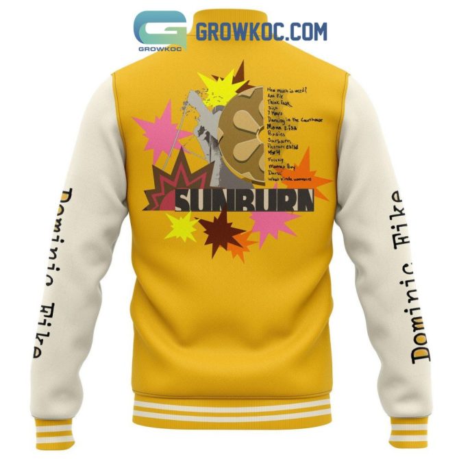 Dominic Fike Yellow Varsity Jacket - Stylish Graphic Design, Cozy & Trendy, Perfect For Fans! - Image 3