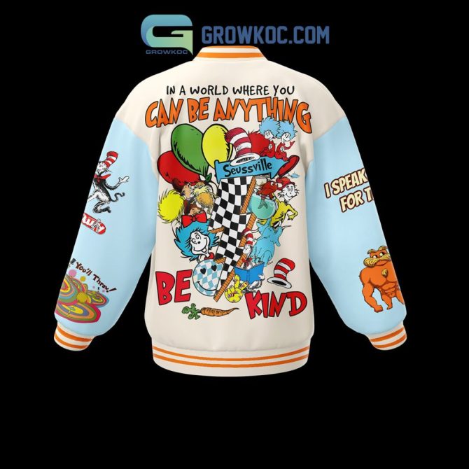 Dr. Seuss Varsity Jacket - Vibrant Cartoon Design, Cozy And Stylish Wear - Image 2