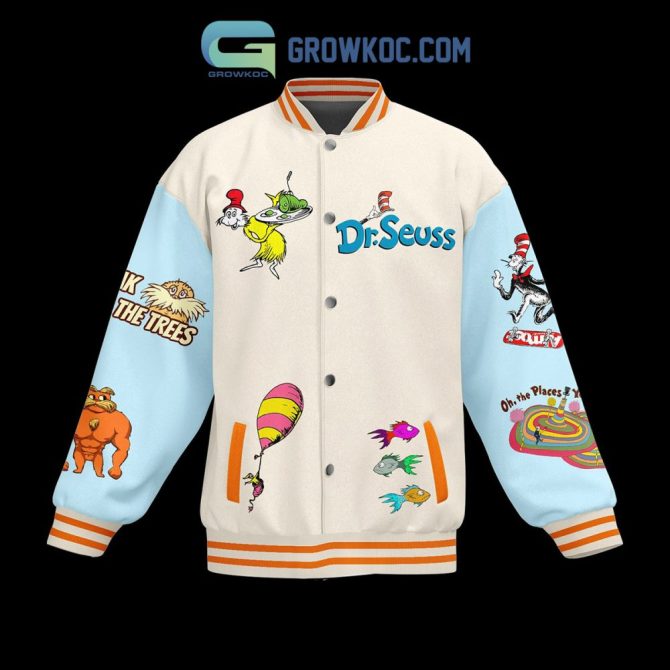 Dr. Seuss Varsity Jacket - Vibrant Cartoon Design, Cozy And Stylish Wear - Image 3