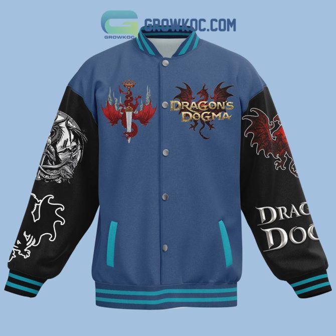 Dragon'S Dogma Themed Varsity Jacket - Stylish & Comfortable Gamer Apparel - Image 3