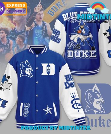 Blue Devils Varsity Jacket - Stylish Duke Team Spirit Apparel, Fast Shipping