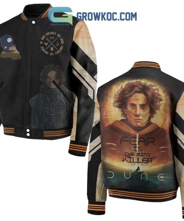 Dune Inspired Jacket - Fear Is The Mind Killer Design , Stylish & Bold Outerwear
