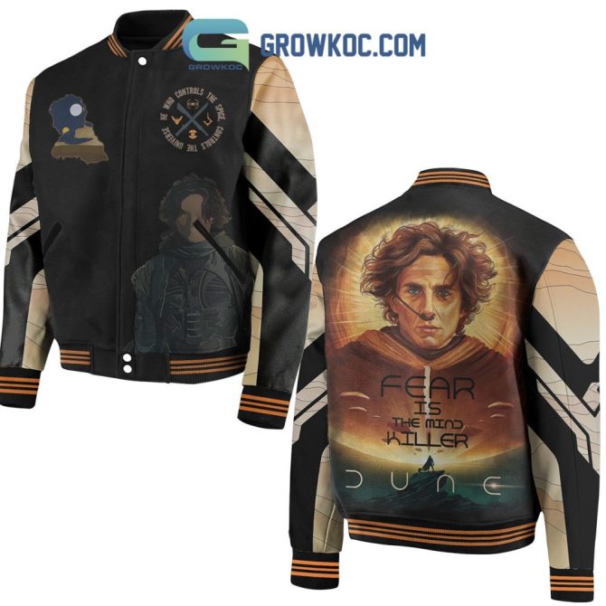 Dune Inspired Jacket - Fear Is The Mind Killer Design , Stylish & Bold Outerwear