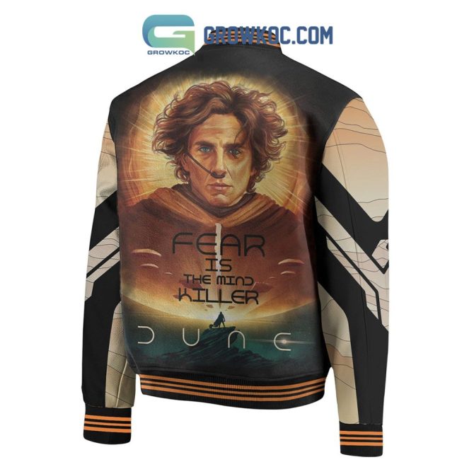 Dune Inspired Jacket - Fear Is The Mind Killer Design , Stylish & Bold Outerwear - Image 3