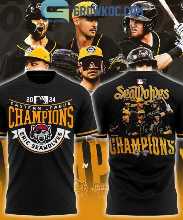2024 Erie Seawolves Champions T-Shirt - Celebrate Eastern League Victory In Style!