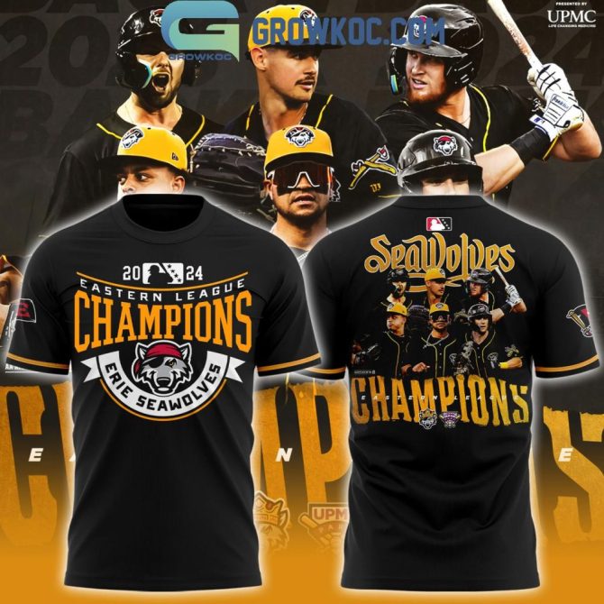 2024 Erie Seawolves Champions T-Shirt - Celebrate Eastern League Victory In Style!
