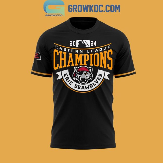 2024 Erie Seawolves Champions T-Shirt - Celebrate Eastern League Victory In Style! - Image 3