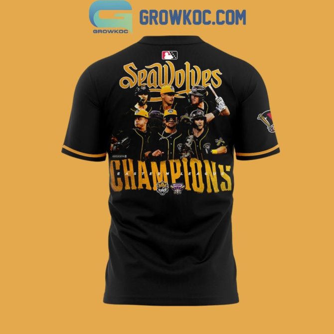 2024 Erie Seawolves Champions T-Shirt - Celebrate Eastern League Victory In Style! - Image 4