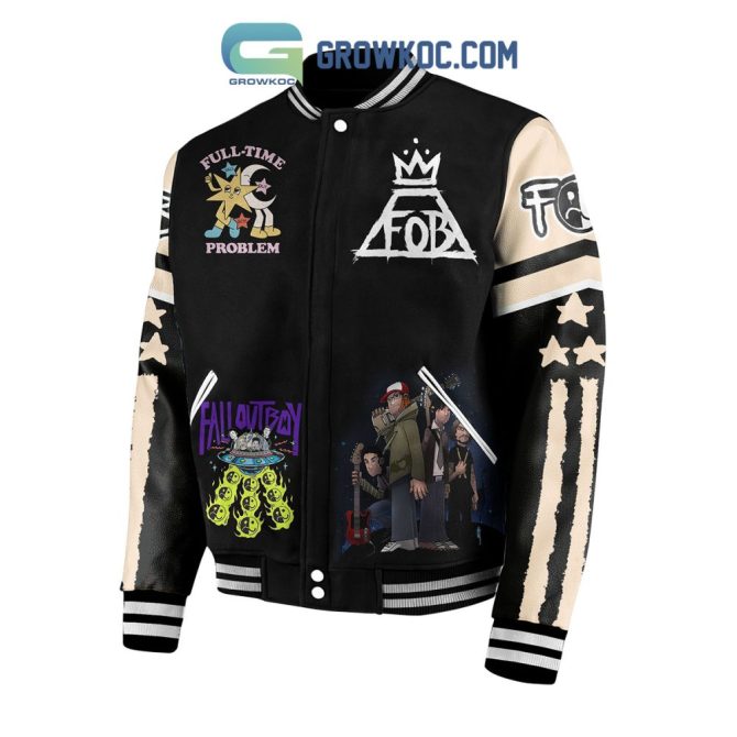 Edgy Graphic Varsity Jacket - Bold Statement Streetwear For Music Lovers - Image 3