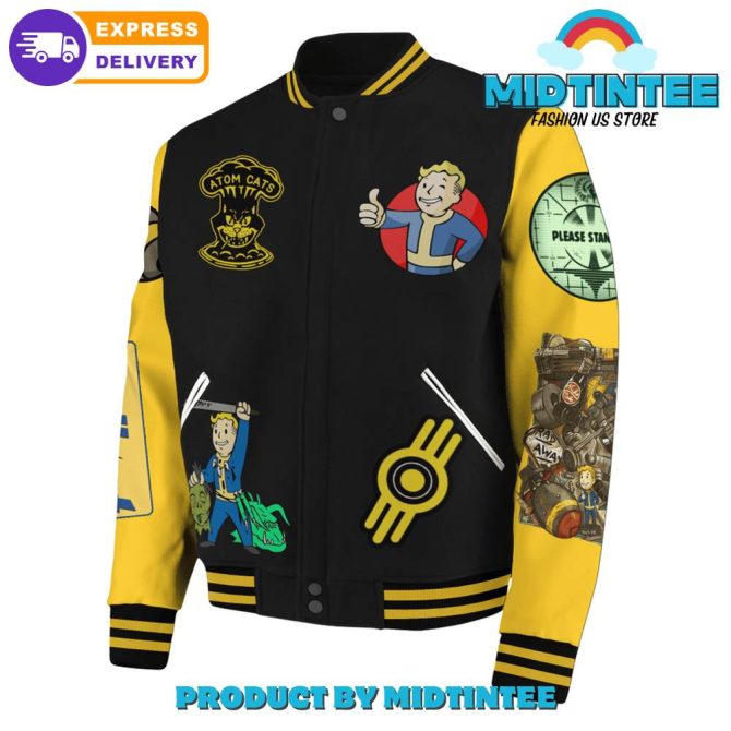 Fallout Atom Cats Baseball Jacket - Image 2