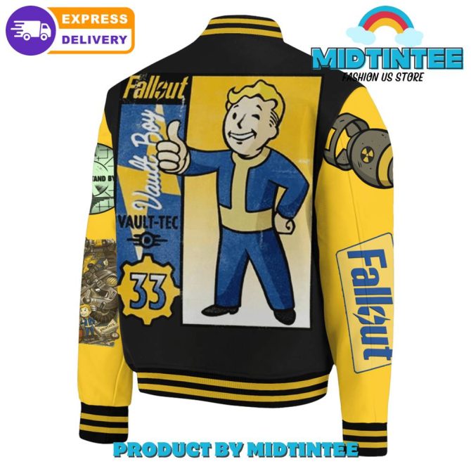 Fallout Atom Cats Baseball Jacket - Image 3