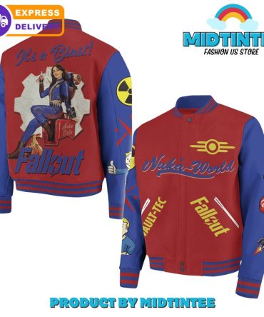Fallout Its A Blast Baseball Jacket