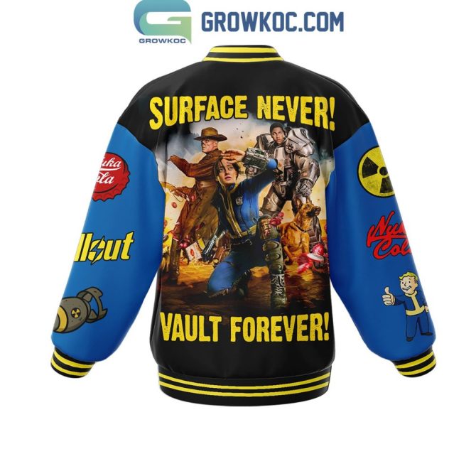 Customizable Fallout Varsity Jacket - Vault-Tec Design, Unique Style, Perfect Gift! - Image 2