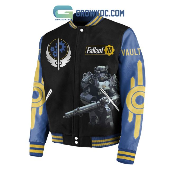 Limited Edition Fallout 76 Varsity Jacket - Vault-Tec Design, Premium Quality - Image 2