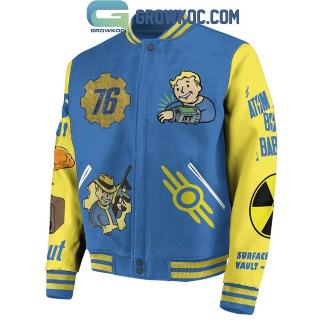 Fallout 76 Vault-Tec Bomber Jacket - Custom Number, Iconic Design, Unisex Apparel - Image 3