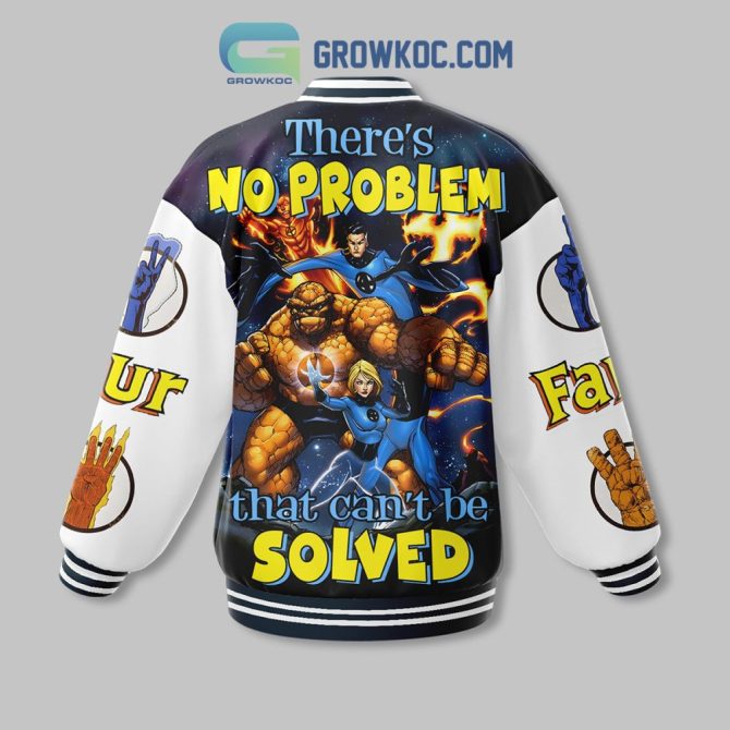 Fantastic Four Varsity Jacket – Iconic Comic Heroes Design, Unisex, Perfect Gift For Fans - Image 2