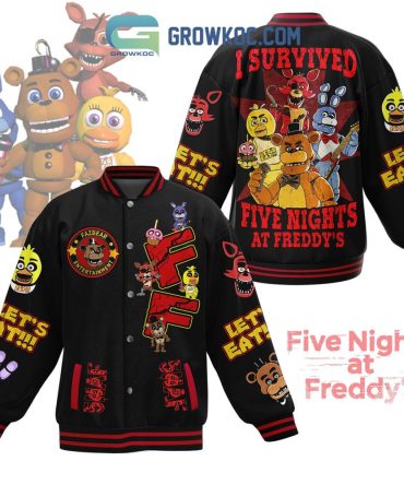 Five Nights At Freddy'S Varsity Jacket – Bold Design, Perfect For Fans!