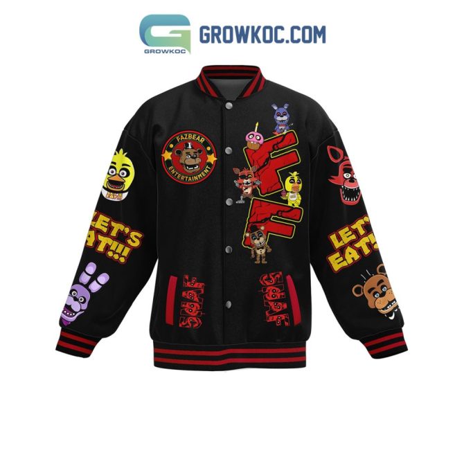 Five Nights At Freddy'S Varsity Jacket – Bold Design, Perfect For Fans! - Image 2