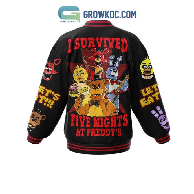 Five Nights At Freddy'S Varsity Jacket – Bold Design, Perfect For Fans! - Image 3