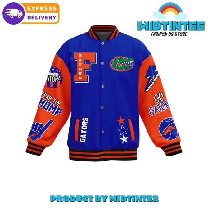 Florida Gators Varsity Jacket - Bold Graphic Design - Express Delivery Available! - Image 2
