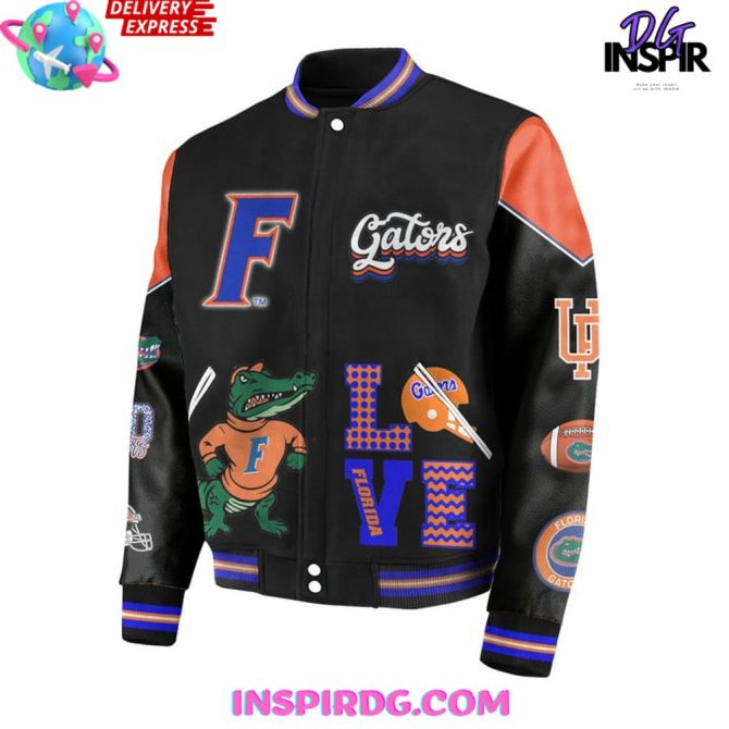 Florida Gators Love 2024 Baseball Jacket - Image 2