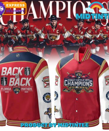 Florida Panthers Stanley Cup Champs Jacket - Limited Edition Back-To-Back Winners Gear