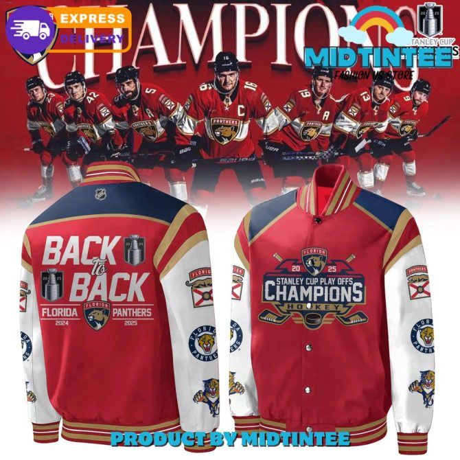 Florida Panthers Stanley Cup Champs Jacket - Limited Edition Back-To-Back Winners Gear