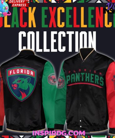Florida Panthers Black Excellence Bomber Jacket
