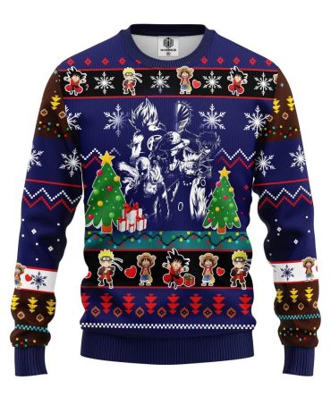 Anime Ugly Christmas Ugly Christmas Sweater 1- Amazing Gift Idea Thanksgiving Gift