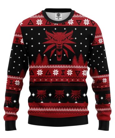 Cozy Red & Black Holiday Sweater - Festive And Stylish Winter Wear