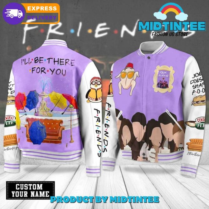 Customizable Friends Tv Show Jacket - Personalized Name, Iconic Design, Fast Shipping!