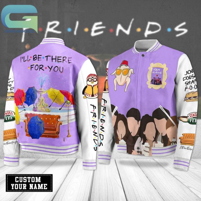 Customizable Friends-Themed Jacket – Add Your Name, Iconic Show Design, Perfect Gift!