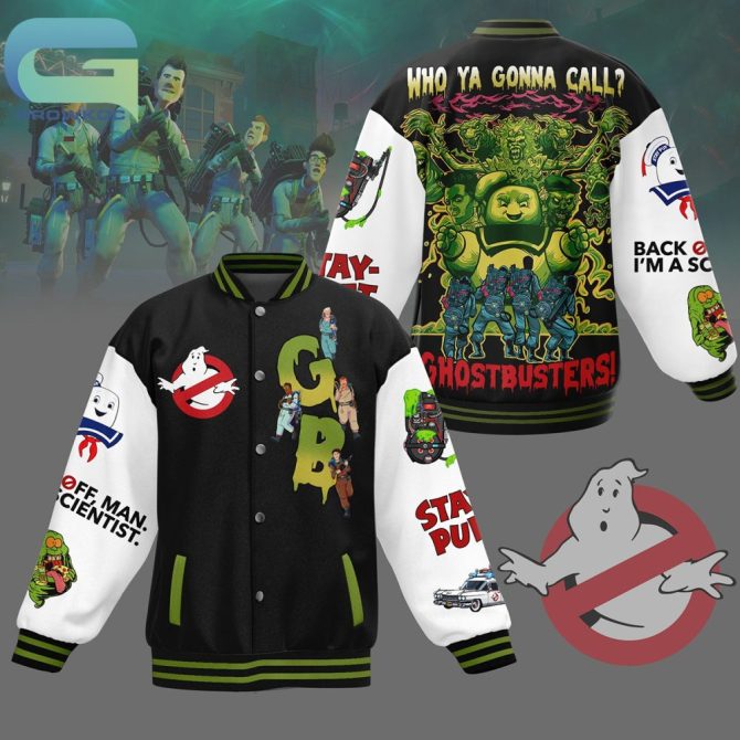 Ghostbusters Retro Varsity Jacket - Iconic Design, Perfect For Fans & Collectors!