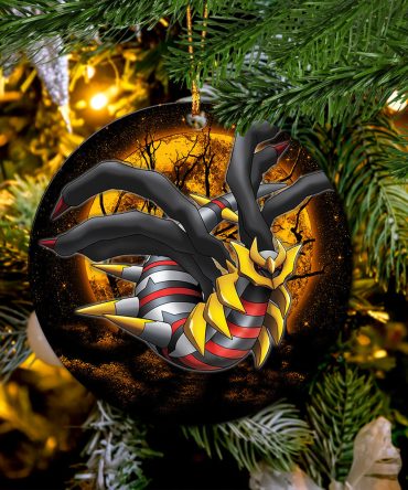 Giratina Moonlight Ceramic Circle Ornament Perfect Gift For Christmas Holiday