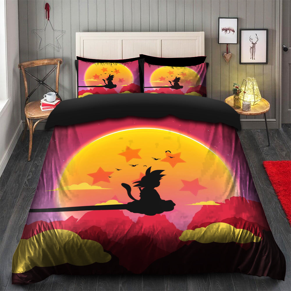 Goku Kid Cloud Bedding Set Duvet Cover And 2 Pillowcases