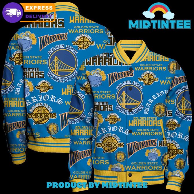 Golden State Warriors Bomber Jacket - Vibrant Design, Express Delivery Available!