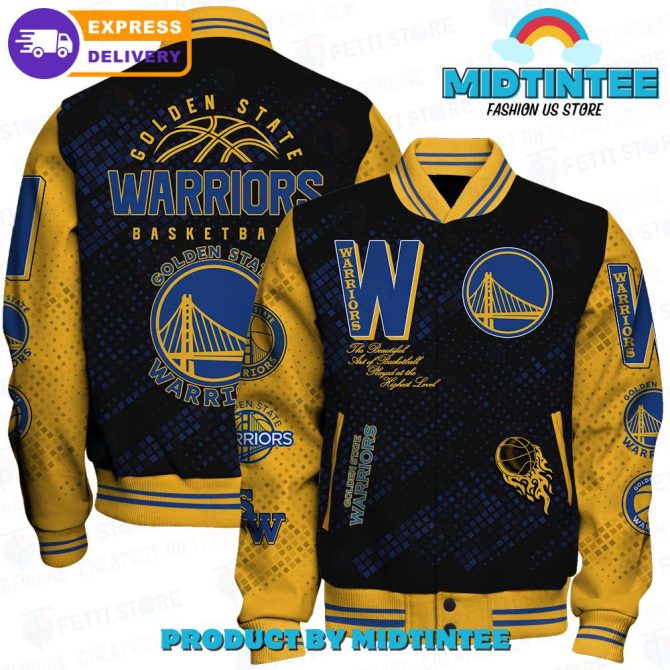 Golden State Warriors Varsity Jacket - Stylish Nba Fan Apparel With Fast Delivery