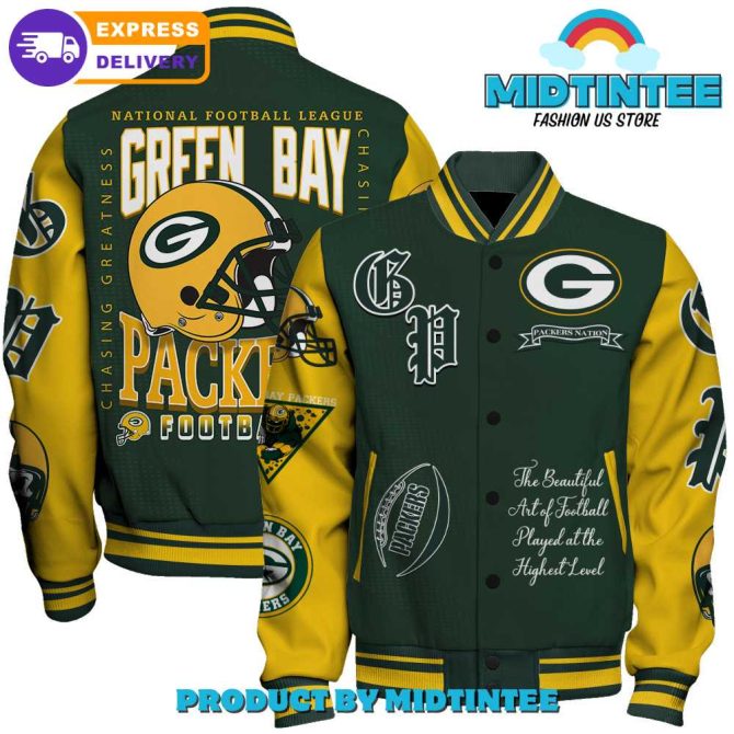 Green Bay Packers Varsity Jacket - Nfl Fan Apparel With Express Delivery