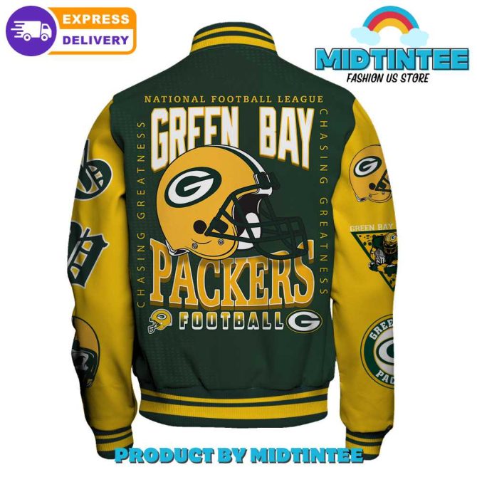Green Bay Packers Varsity Jacket - Nfl Fan Apparel With Express Delivery - Image 3