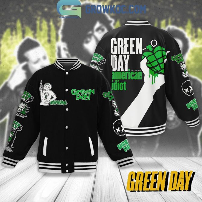 Green Day American Idiot Varsity Jacket – Limited Edition Fan Apparel