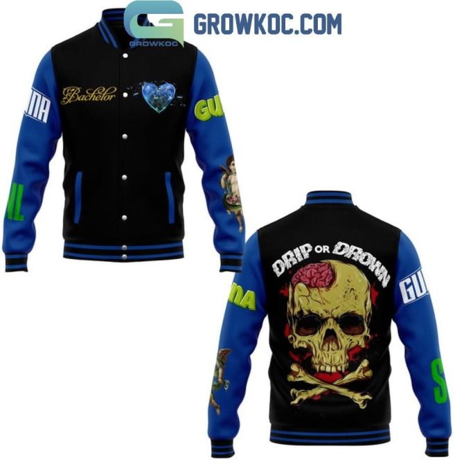 Bold Skull Graphic Varsity Jacket - Unique Streetwear Style - Men'S Fashion